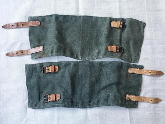 WH (Heer)/Waffen-SS Canvas Gaiters