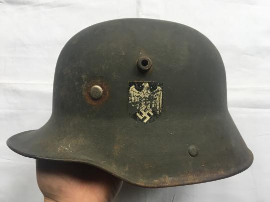 Austrian WH (Heer) M18 Single Decal Transitional Helmet