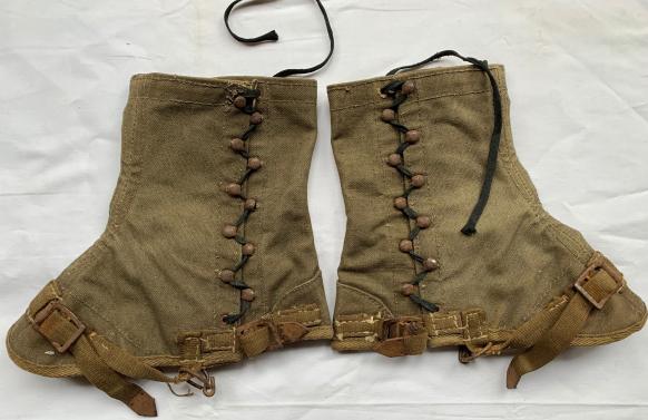 WH (Heer) Gebirgsjäger Canvas Gaiters