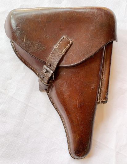 German P08 Holster in Chocolate Brown Leather 'CEY 41'