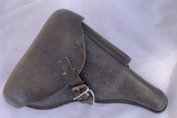 WH (Heer)/Waffen-SS Leather P08 Holster -1937-