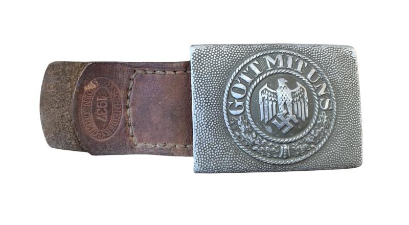 WH (Heer) Aluminium Belt Buckle -1937-
