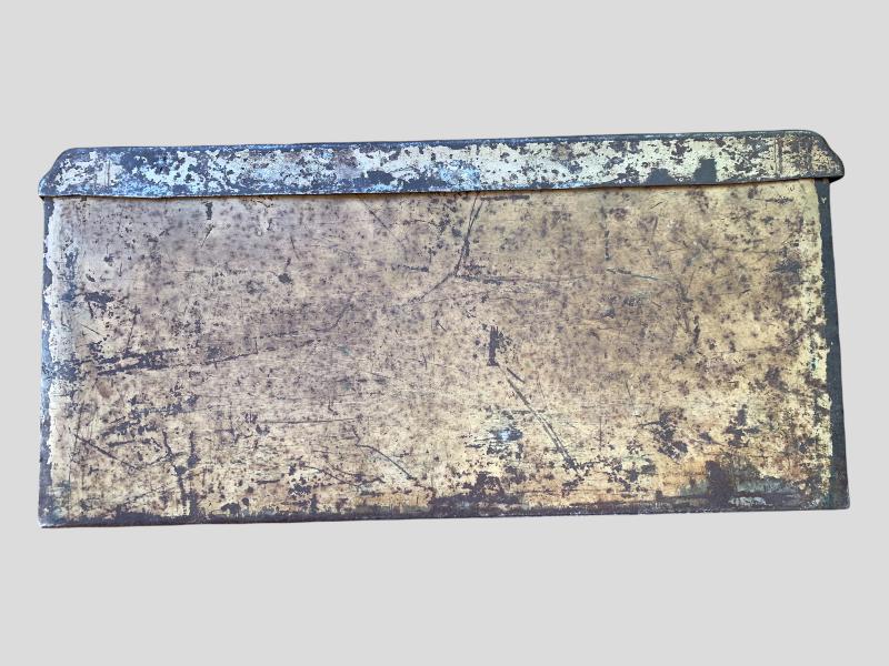 MG 34/42 Steel Ammo Case -shrapnel damage-