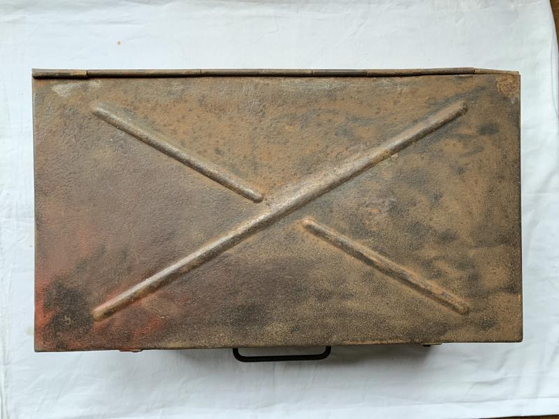 German Armored Vehicle MG34/42 Ammo. Drum Case