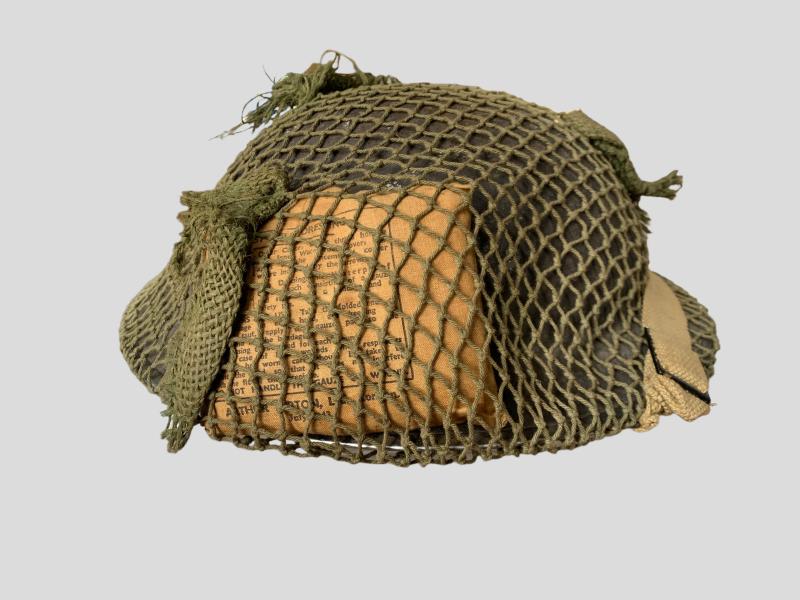 Brititsh Army Steel Helmet with Netting -1945-