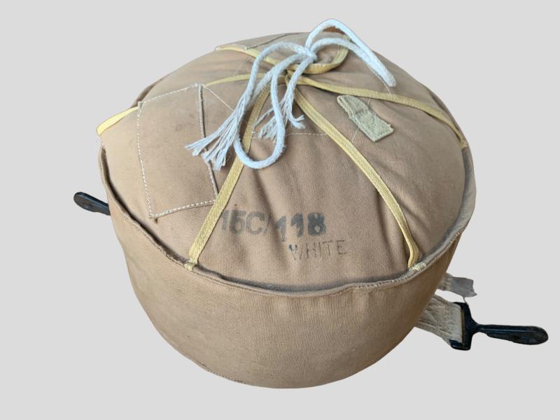 British Airborne Container Parachute in White