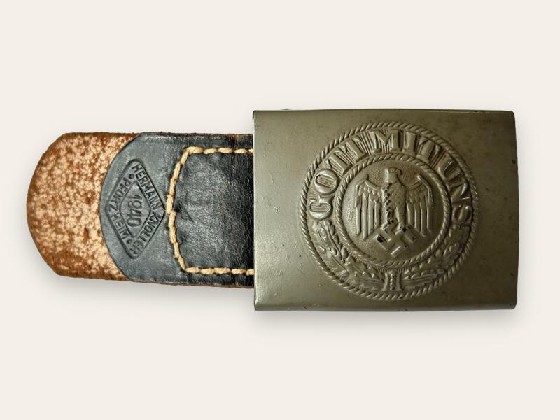 WH (HEER) Steel Belt Buckle -Hermann Knöller-