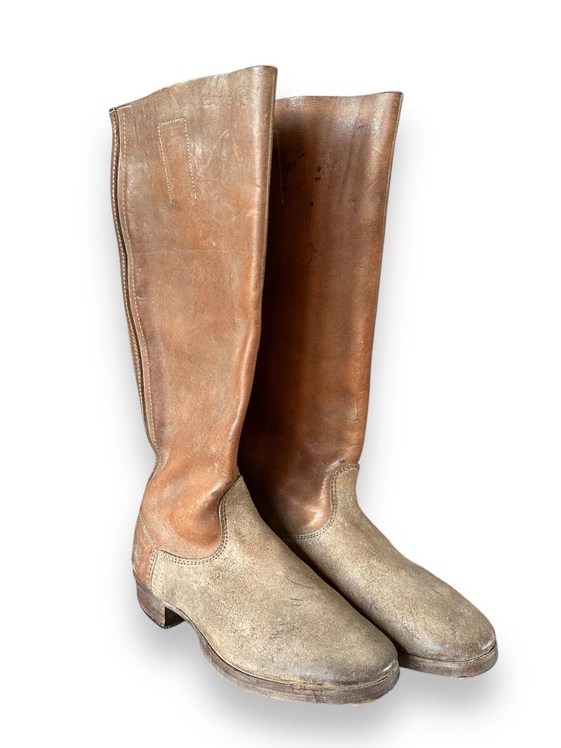 Wehrmacht Light Brown Cavalry Boots