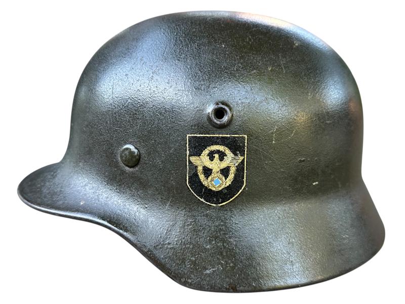 Q64 Polizei Double Decal Helmet '' Battle-Damage ''