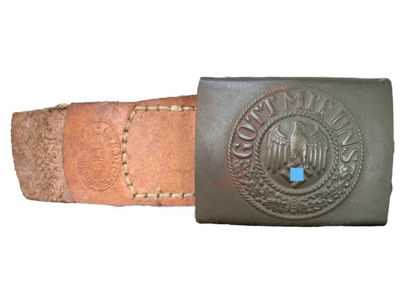 WH (HEER) Steel Belt Buckle  '' C.T. Dicke ''