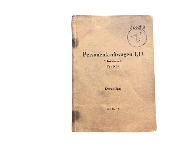 KDF Booklet/Manual -1944-